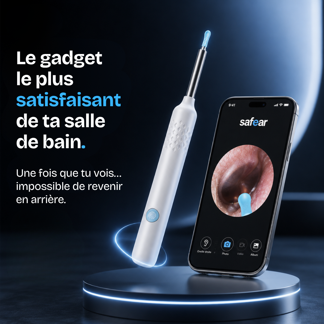 Néora — Nettoyeur d'oreilles connecté avec caméra Wi-Fi HD