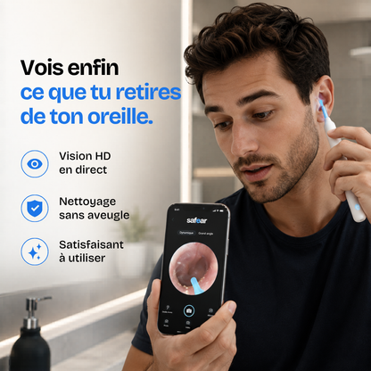 Néora — Nettoyeur d'oreilles connecté avec caméra Wi-Fi HD