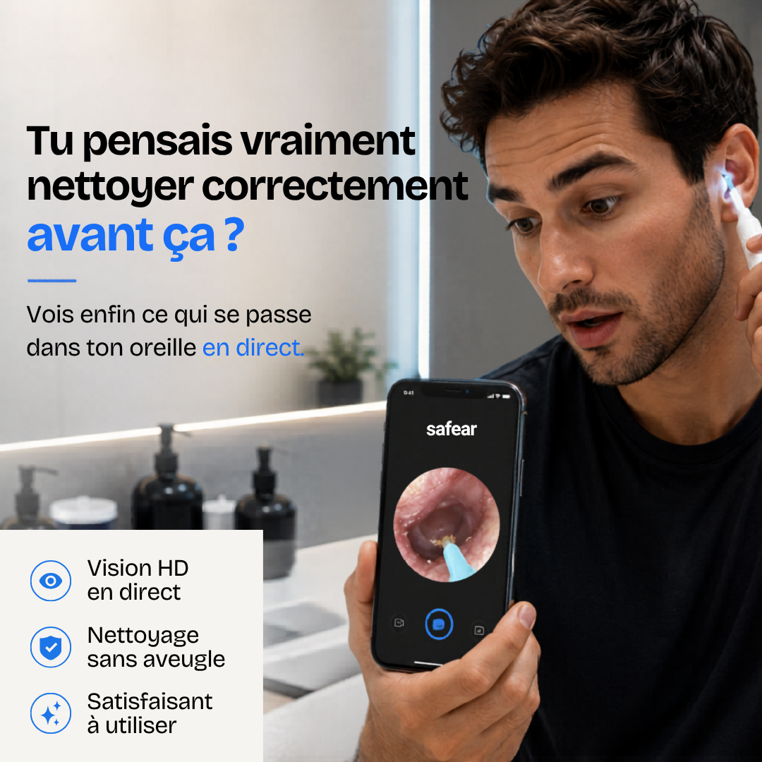 Néora — Nettoyeur d'oreilles connecté avec caméra Wi-Fi HD