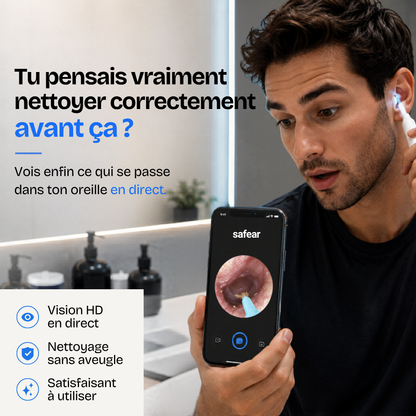 Néora — Nettoyeur d'oreilles connecté avec caméra Wi-Fi HD